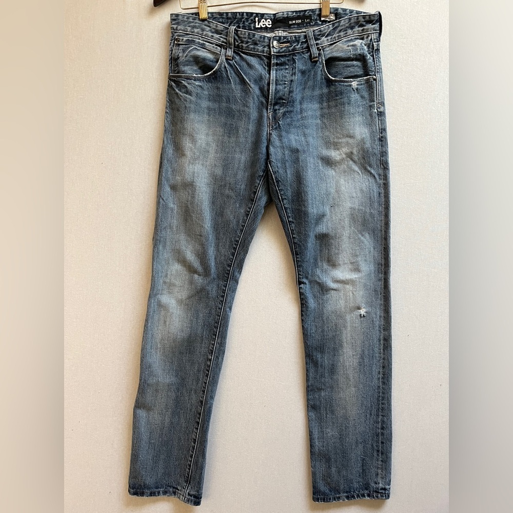 Lee Men's Slim Bob Button fly Denim Jeans Sz 34